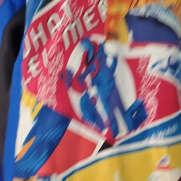 Joseph Tartaglia Vintage Black and Blue Windbreaker with Retro Graphic Design - Picture 6 of 13